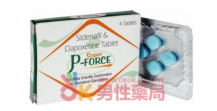印度雙效超級威而鋼 P-Force 4粒